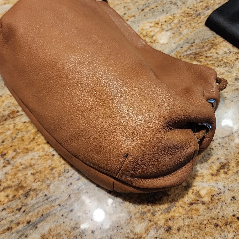 Desmo Italian made in Italy brown leather shoulder bag medium size 😍 - Picture 10 of 12